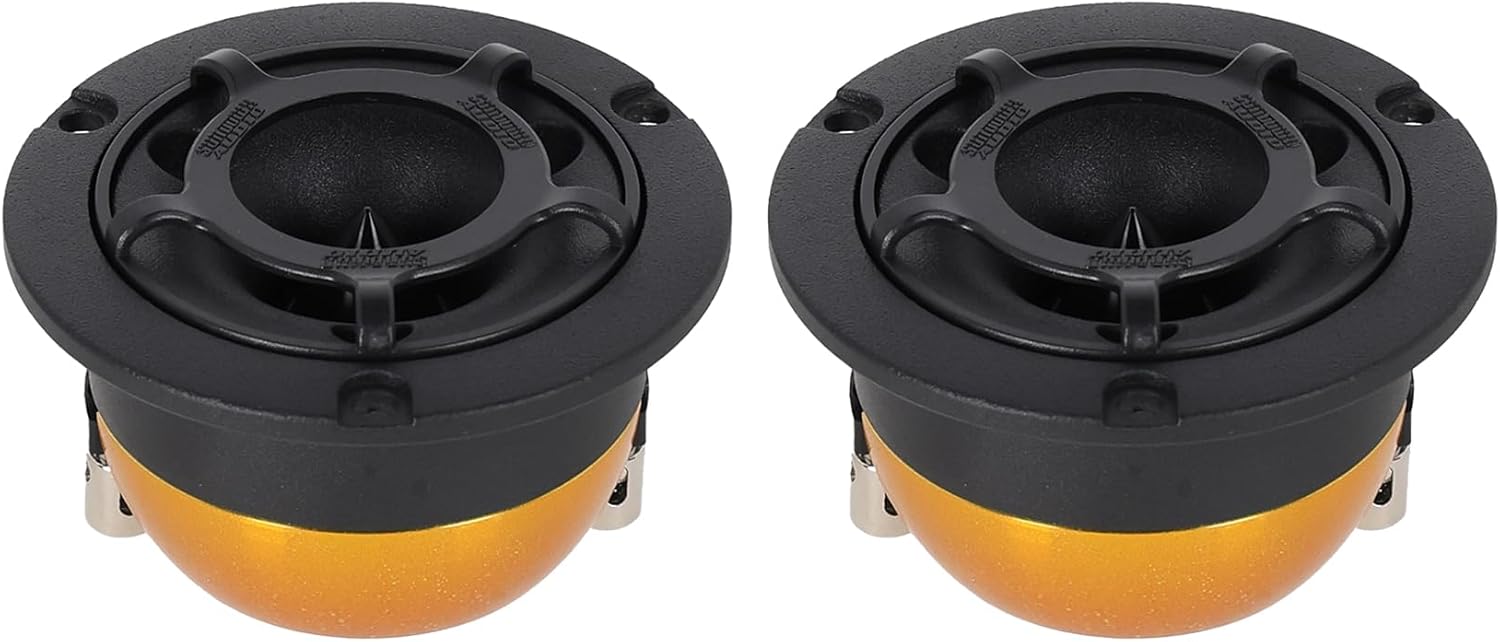 Sundown Audio BT-R1 3 in 100-Watt RMS Car Tweeter 4 Ohm, Grills Included, 100dB Sensitivity, 4kHz-20kHz, for Vehicle Stereo, 2-Piece