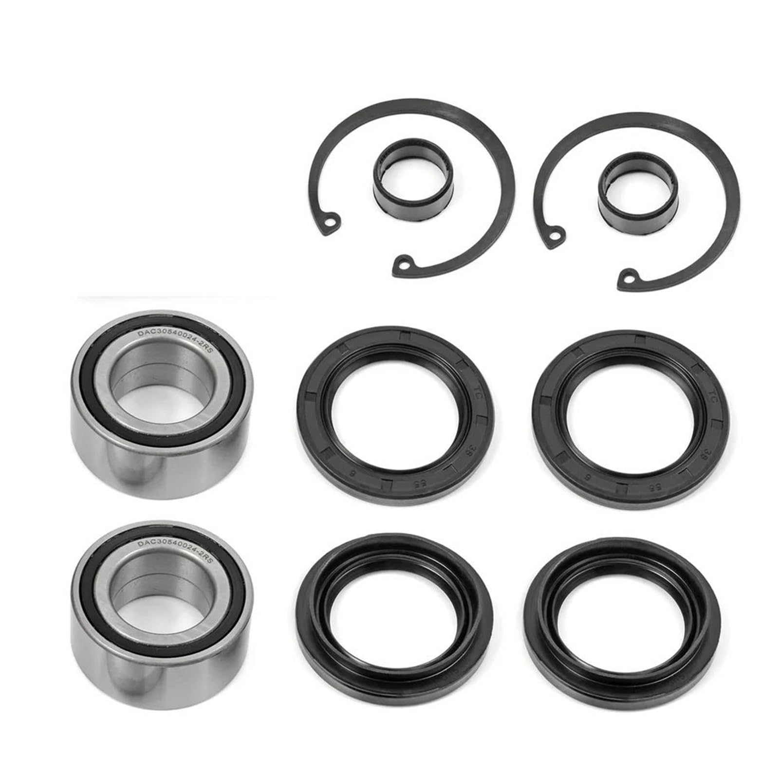 Rodamientos Y Retenes De Rueda Delantera con Anillo Retención Retén Antipolvo para Fourtrax 300 TRX300FW 4x4 (1988-1990-2000)