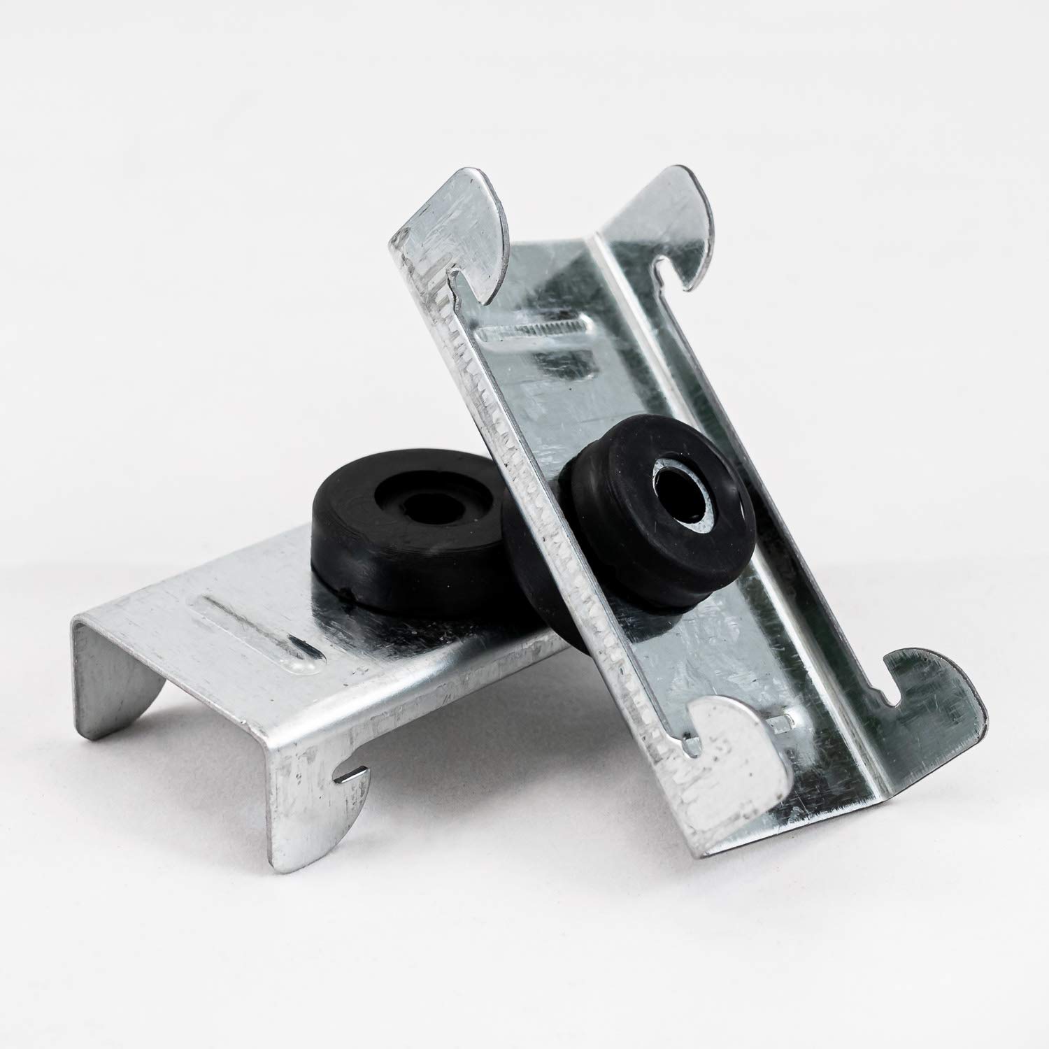 Noise Grabber Sound Isolation Clips, Style 1 - Pack of 10 - Rubber & Neoprene - Reduce Noise