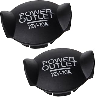 2Pcs Car Outlet Covers 12V Power Socket Plug Covers Caps Plug Caps for Car Power Port Outlet