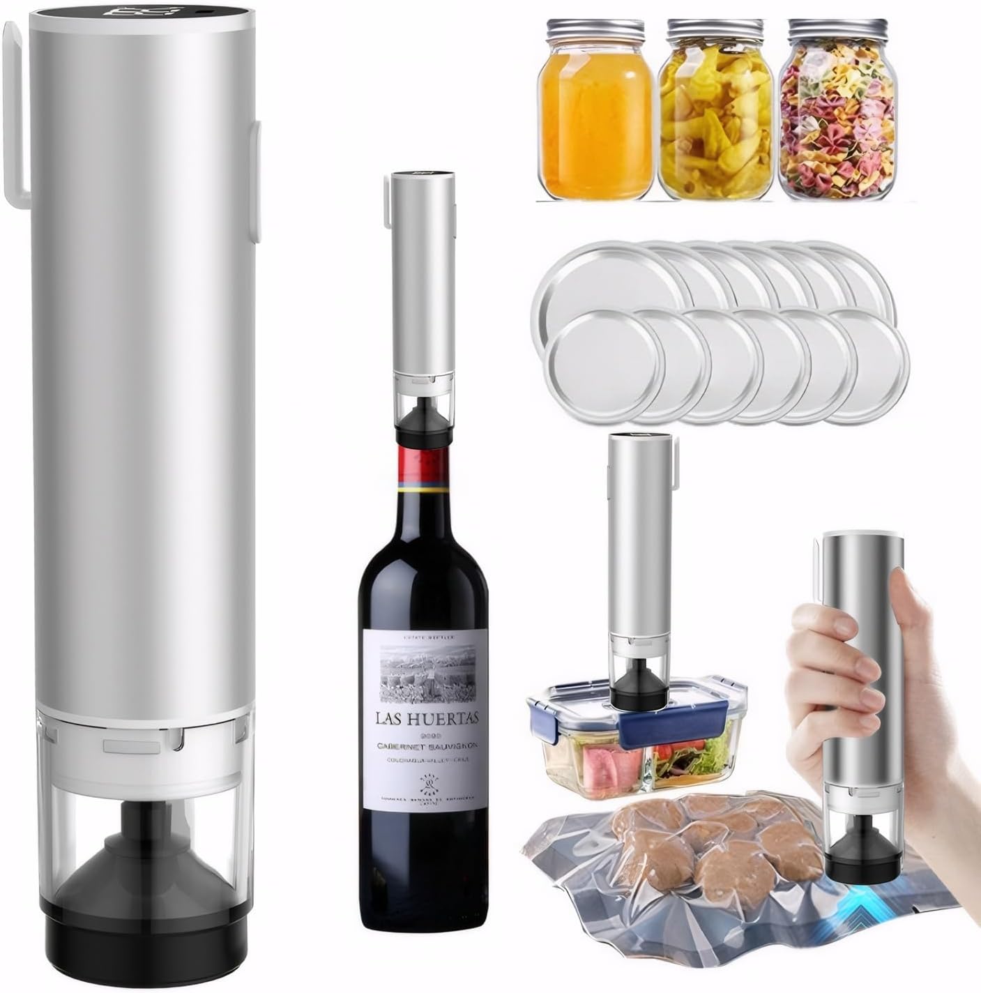 Handheld Vacuum Sealer,Portable Cordless Food Vacuum Sealer