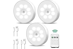 TTSpring LED Puck Lights: Illuminate Your Space with Motion-Activated Convenience