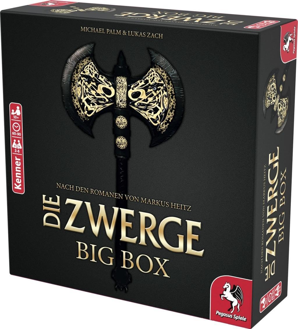 Pegasus Spiele 51933G - Die Zwerge Big Box, 2-6 Spieler