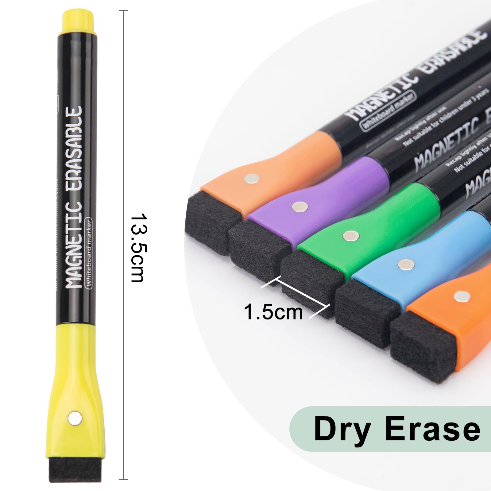 12 kleuren Whiteboard Marker Niet Giftig Mark Teke... - Vicedeal