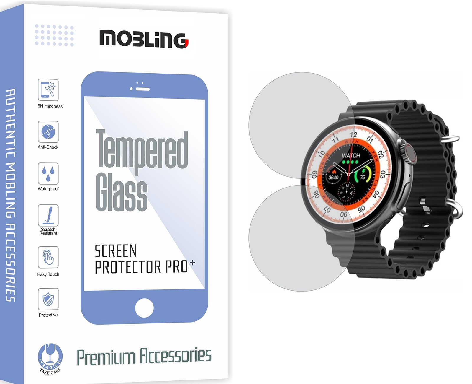 Screen Guard Compatible With Fire Boltt Cyclone Smart Watch Screen Protector Full Coverage Hydrogel TPU not a Tempered Glass (Pack of 2)