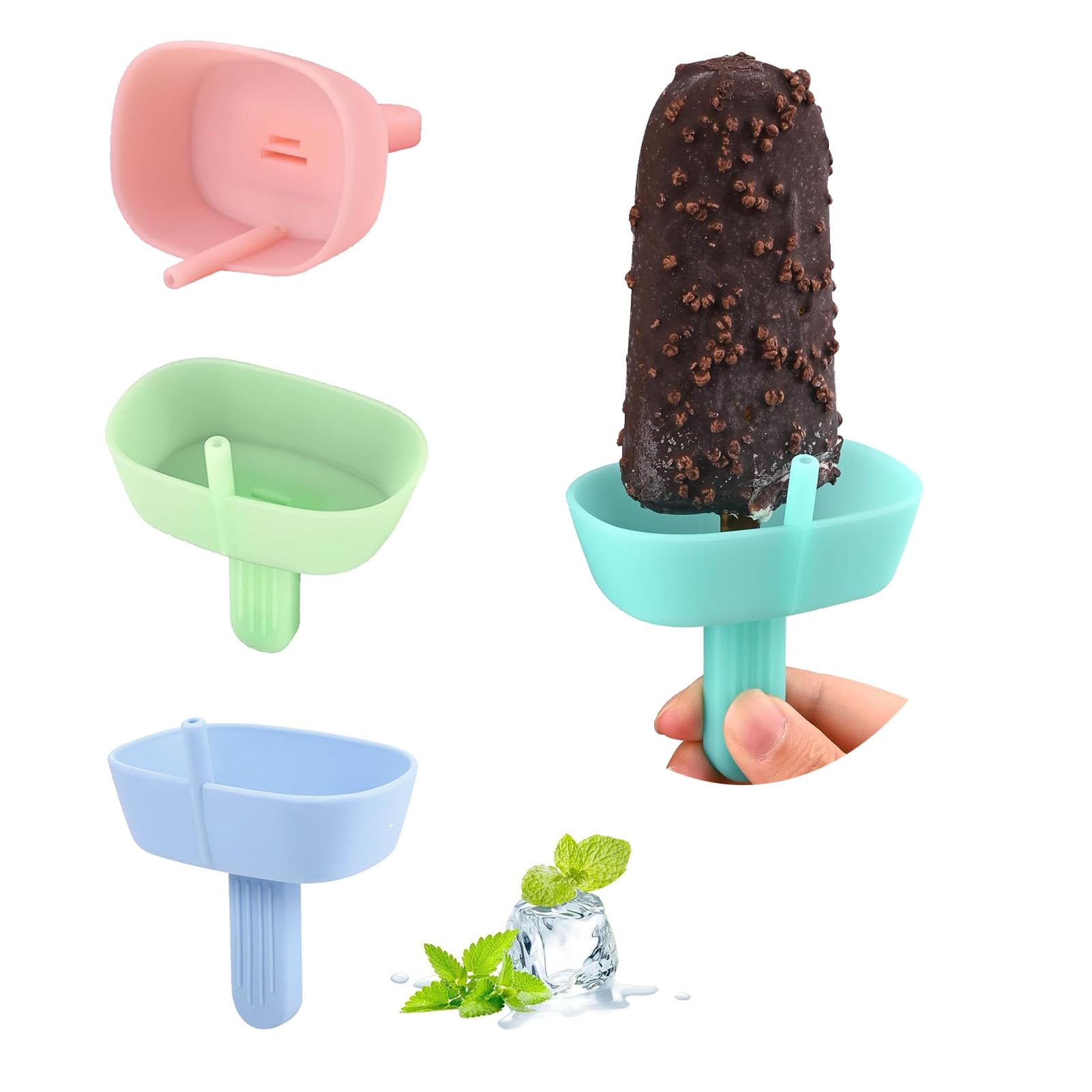 DuDuZui 4PCS Drip Free Popsicle Holder