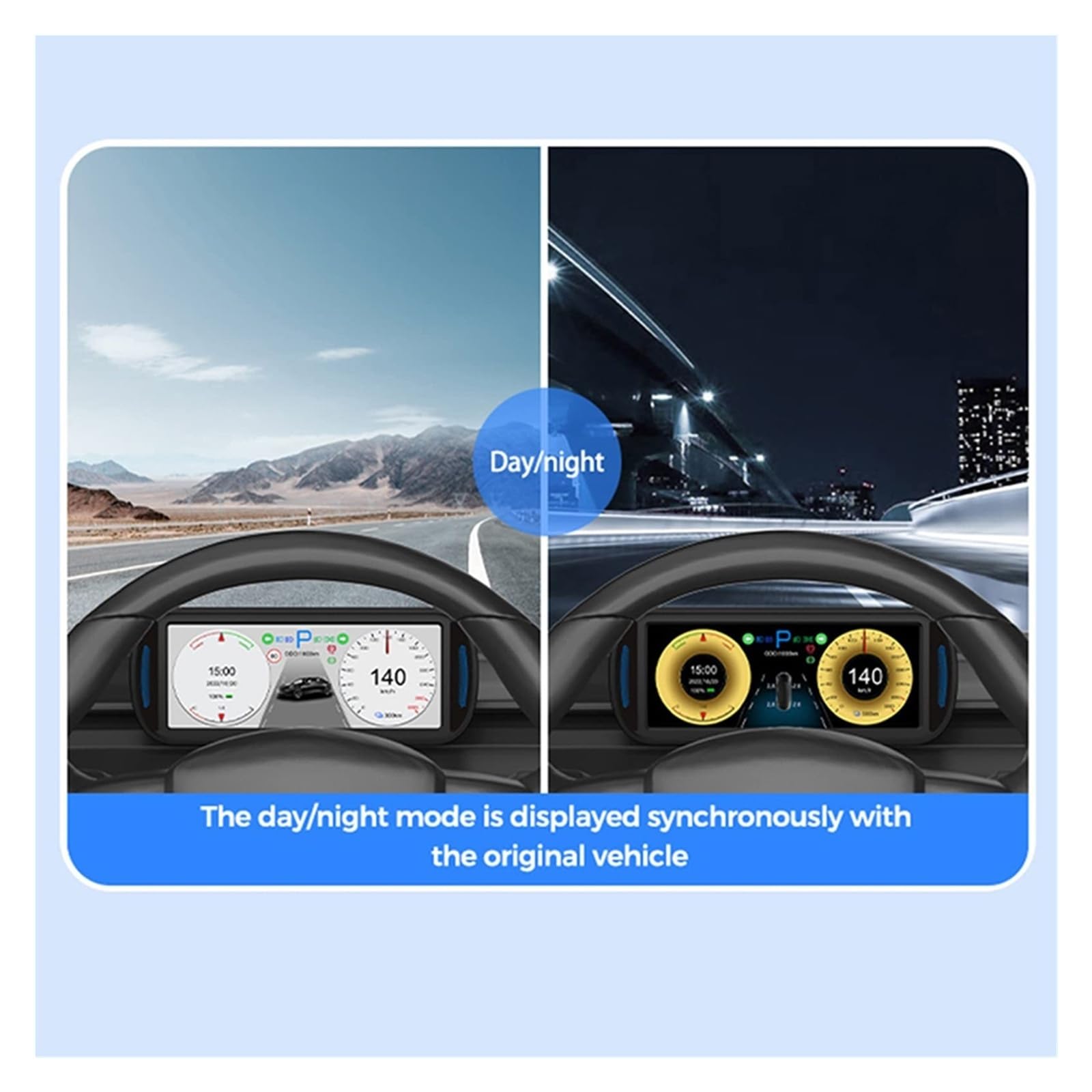 Fit For Tesla Model Hud Cyfrowytachometrsamochodowy