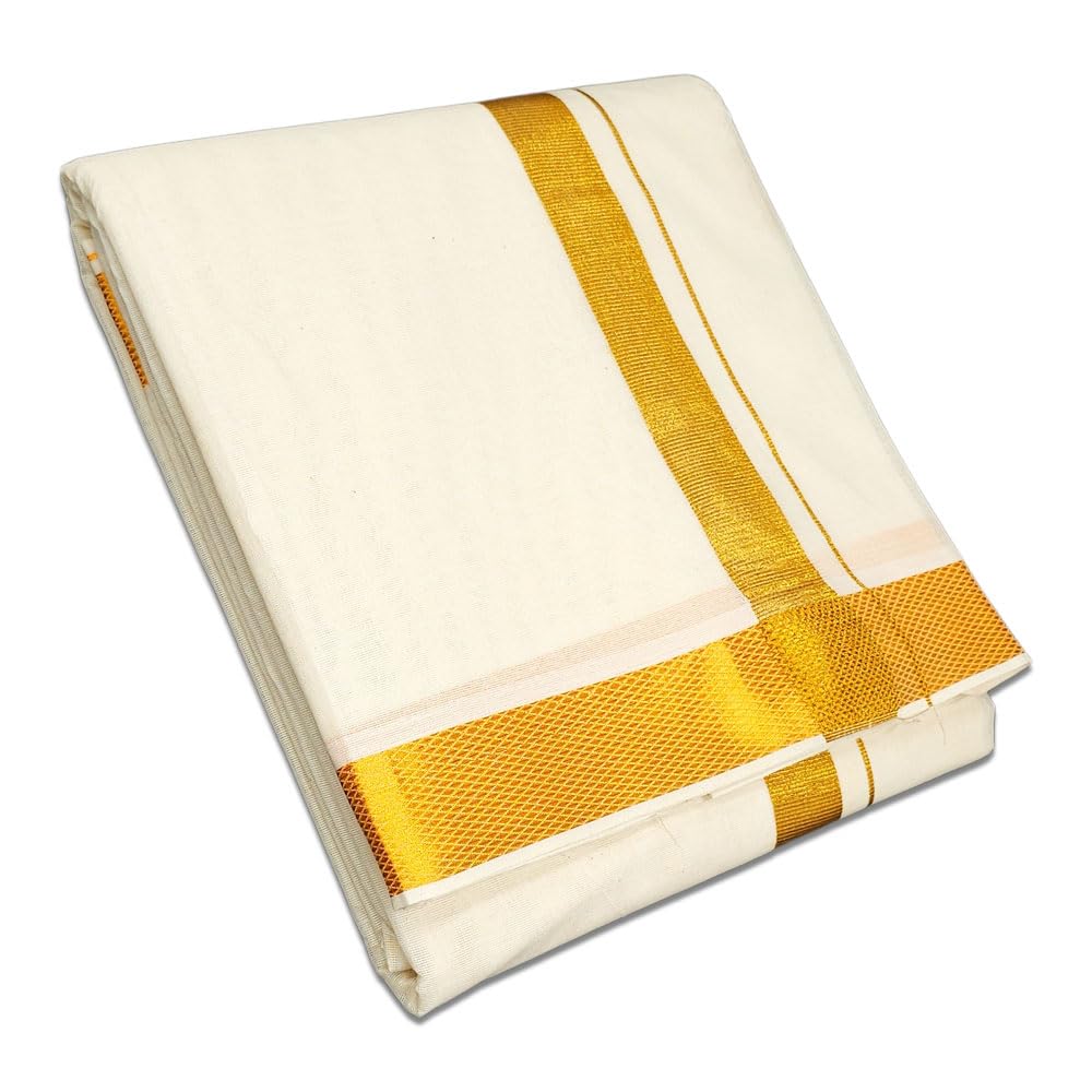 IMTRA FASHIONPure Cotton Dhoti for Men South Indian Veshti Traditional Lungi Dress For Men
