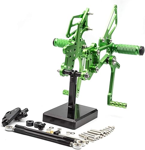 Miniatura 44 de FXCNC CNC CBR 600RR Billet - Juego de clavijas traseras para motocicleta, reposapiés trasero totalmente ajustables, compatibles con CBR600RR 2007