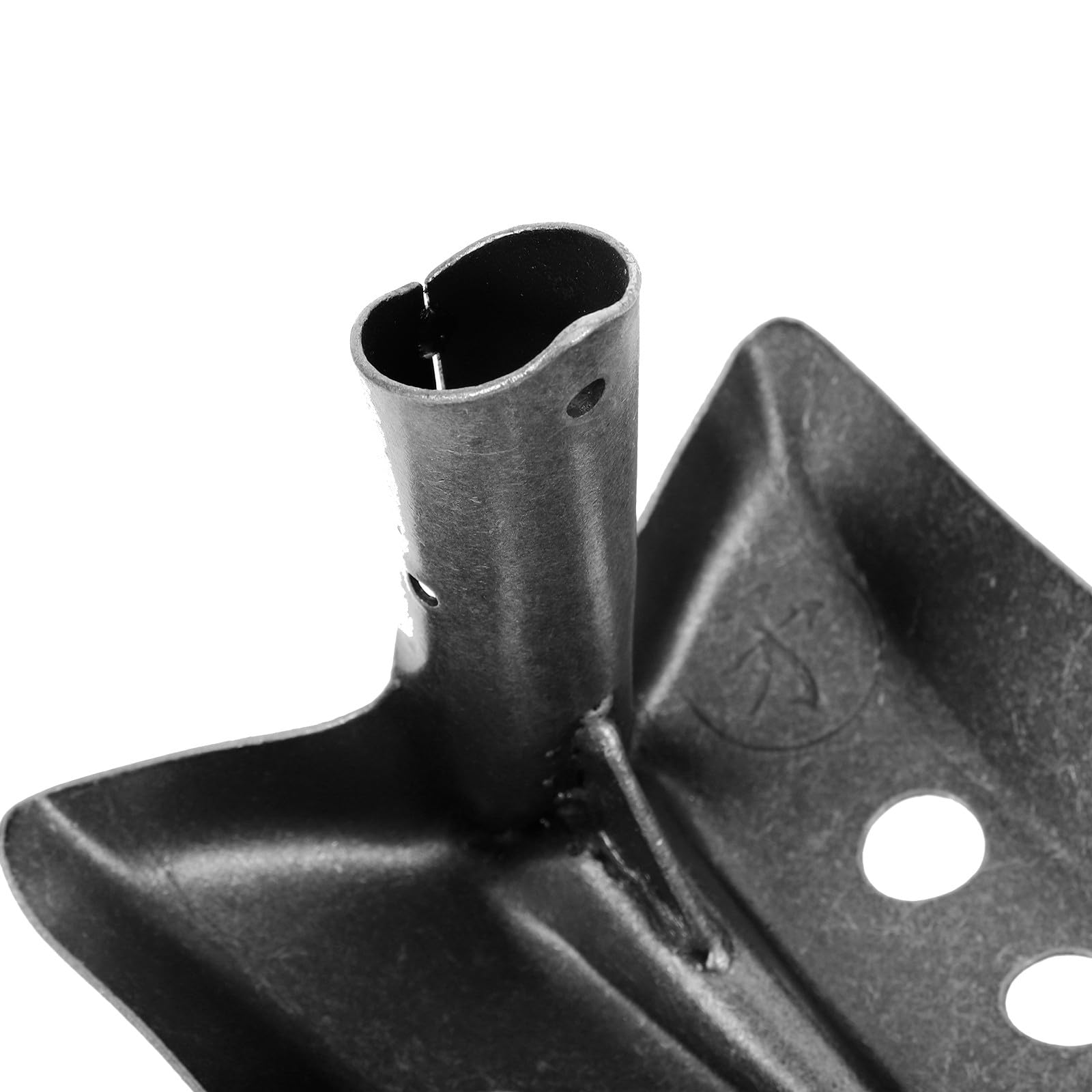 COHEALI Pala per Liquami in Metallo Estremità Quadrata, Strumento Portatile per Pulizia di Fanghi e Fossi di Drenaggio, Dimensioni Ridotte per Uso in Fognature