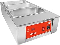 Vista 7 de ALDKitchen Olla para derretir chocolate Máquina de temple de chocolate con control digital 3 tanques para 27 libras (26.5 lbs) de chocolate
