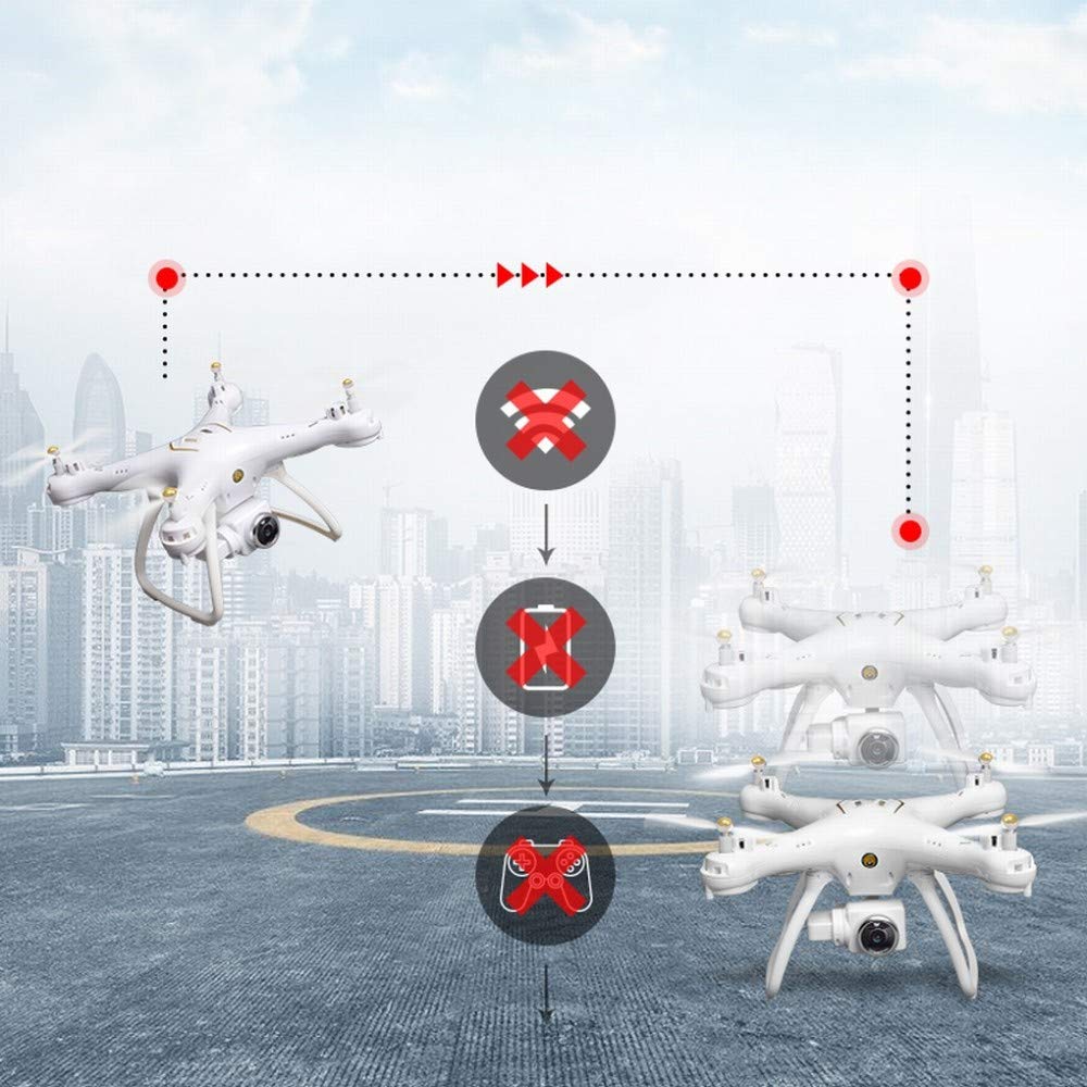 MU Segui la Fotografia Aerea Dei Droni Gps un Aereo Professionale con Telecomando Hd Che Ricarica il Posizionamento Dinamico Degli Aerei a Quattro Assi,A,Taglia unica