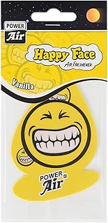 Power Air Car Freshener Happy Face-Vanilla-HF-5