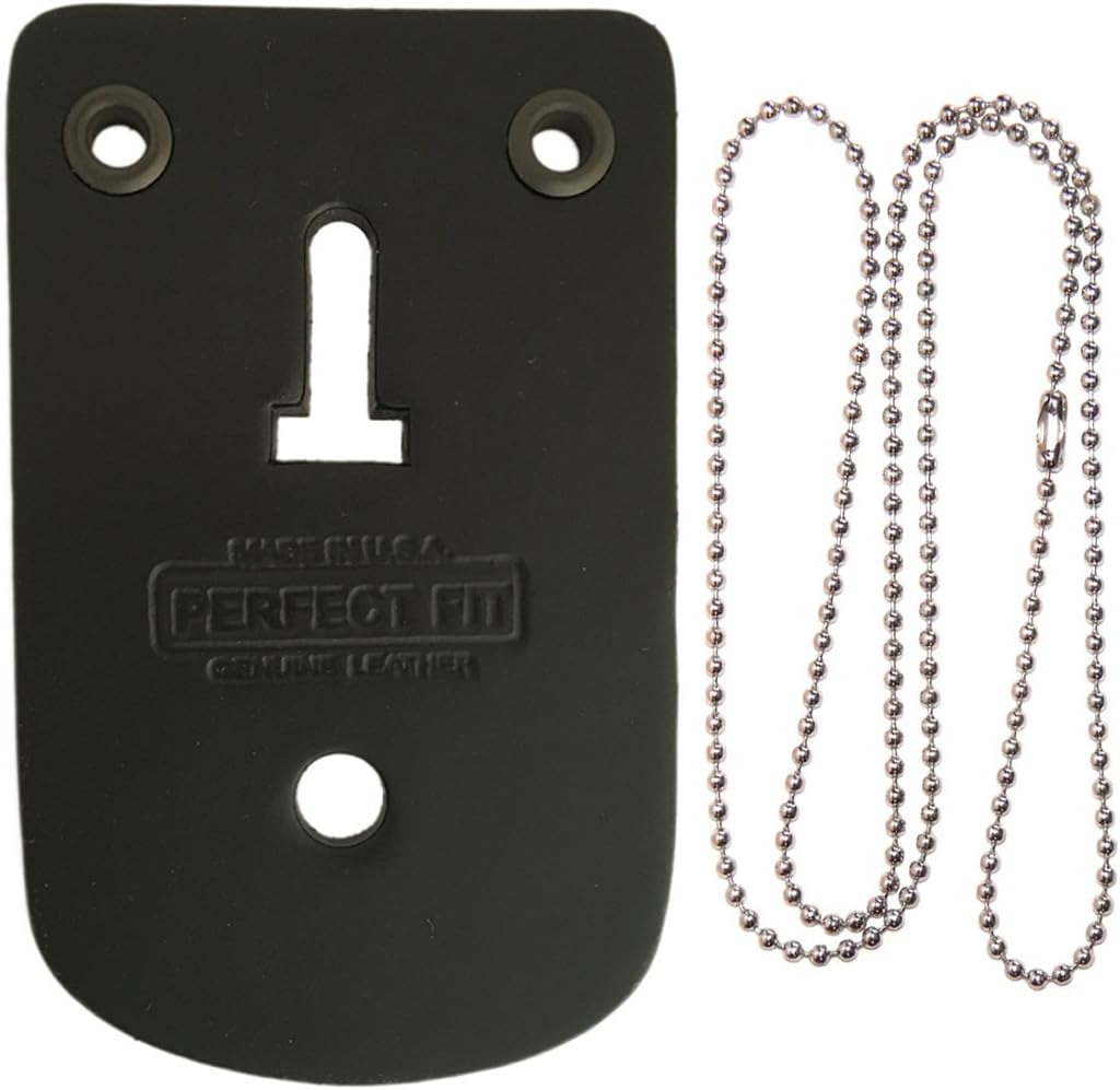 Neck Chain Police Badge Holder (Law Enforcement, Security, Undercover) - Perfect Fit USA