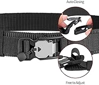 Vista 5 de EXCELLENT ELITE SPANKER Cinturón táctico militar con hebilla magnética de liberación rápida para hombres