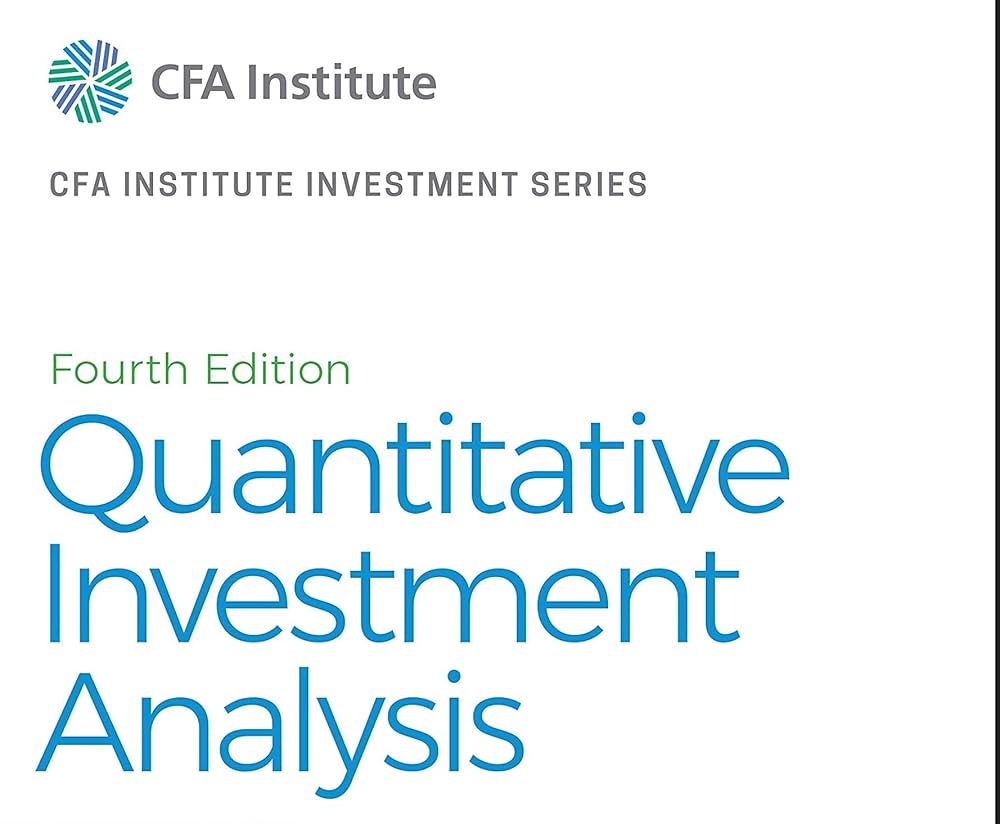 Quantitative Investment Analysis: CFA Institute