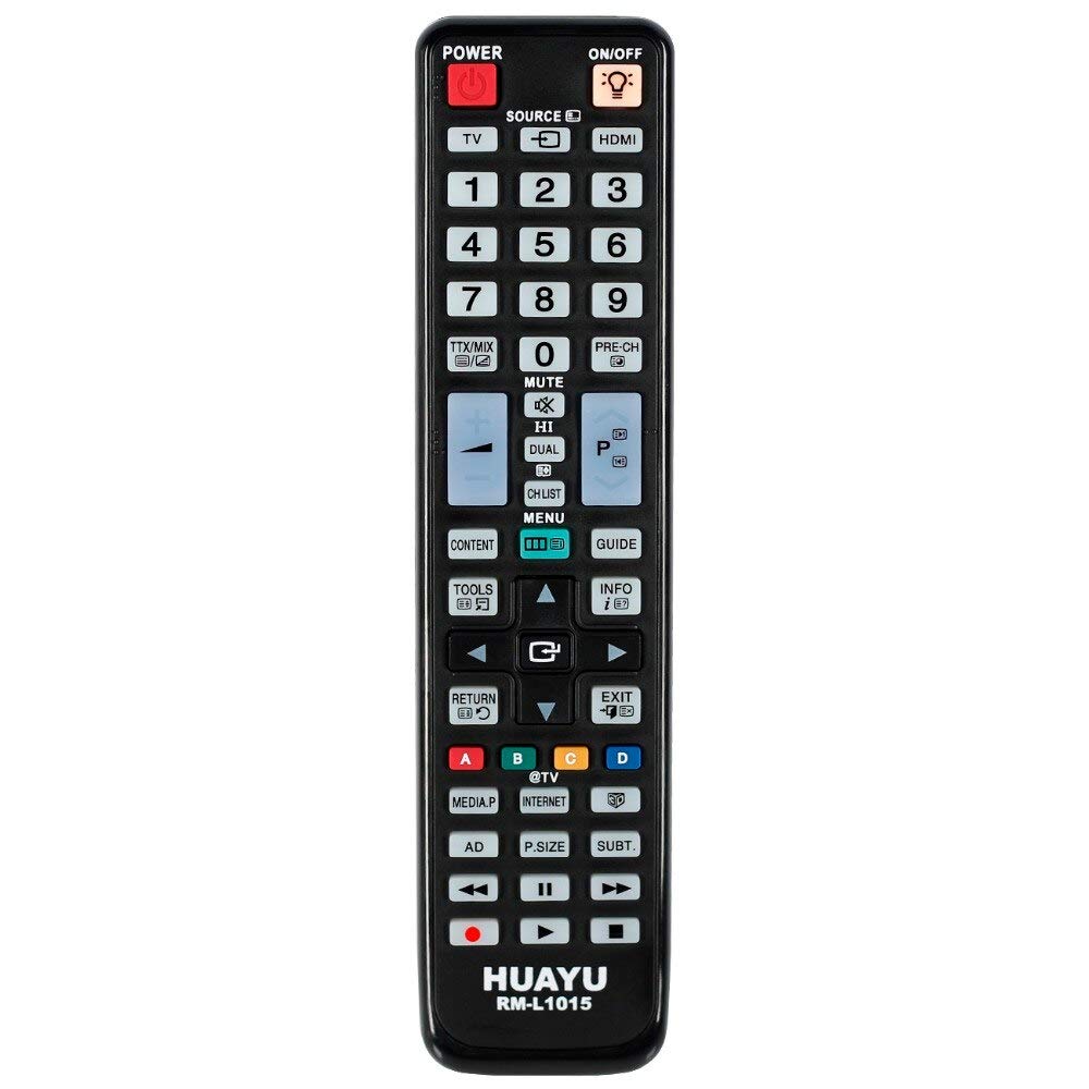 Calvas Telecomando adatto per Samsung BN59-01015A Blu-Ray LCD Smart TV Controller huayu PS40C530 PS50C550 TM1050 BN59-01019A