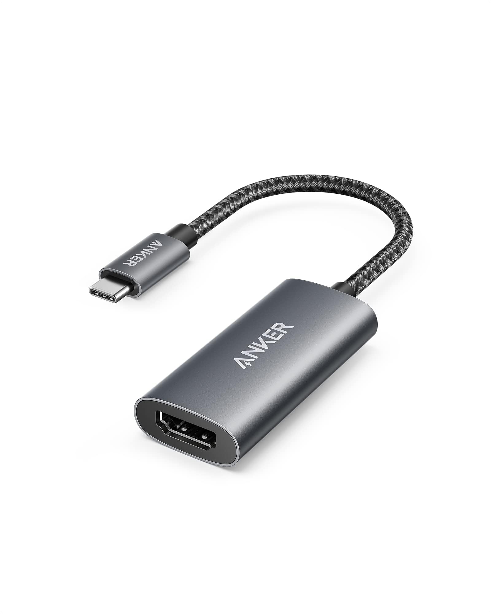 Anker USB C to HDMI Adapter (8K@60Hz or 4K@144Hz), 518 USB-C Adapter (8K HDMI), USB C to HDMI, for MacBook Pro, MacBook Air, iPad Pro, Pixelbook, XPS, and More