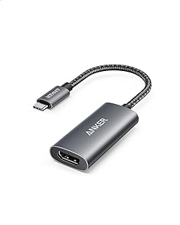 Anker USB C to HDMI Adapter (8K@60Hz or 4K@144Hz), 518 USB-C Adapter (8K HDMI), USB C to HDMI, for MacBook Pro, MacBook Air, iPad Pro, Pixelbook, XPS, and More