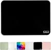 Glassboard Studio LuxxPad Glass Mouse Pad - Mouse Pad Gaming and Dry Erase Note Taking Pad, Tempered Strong Glass with Rubber Non-Slip Feet for Gaming & Work Black, 10 x 14