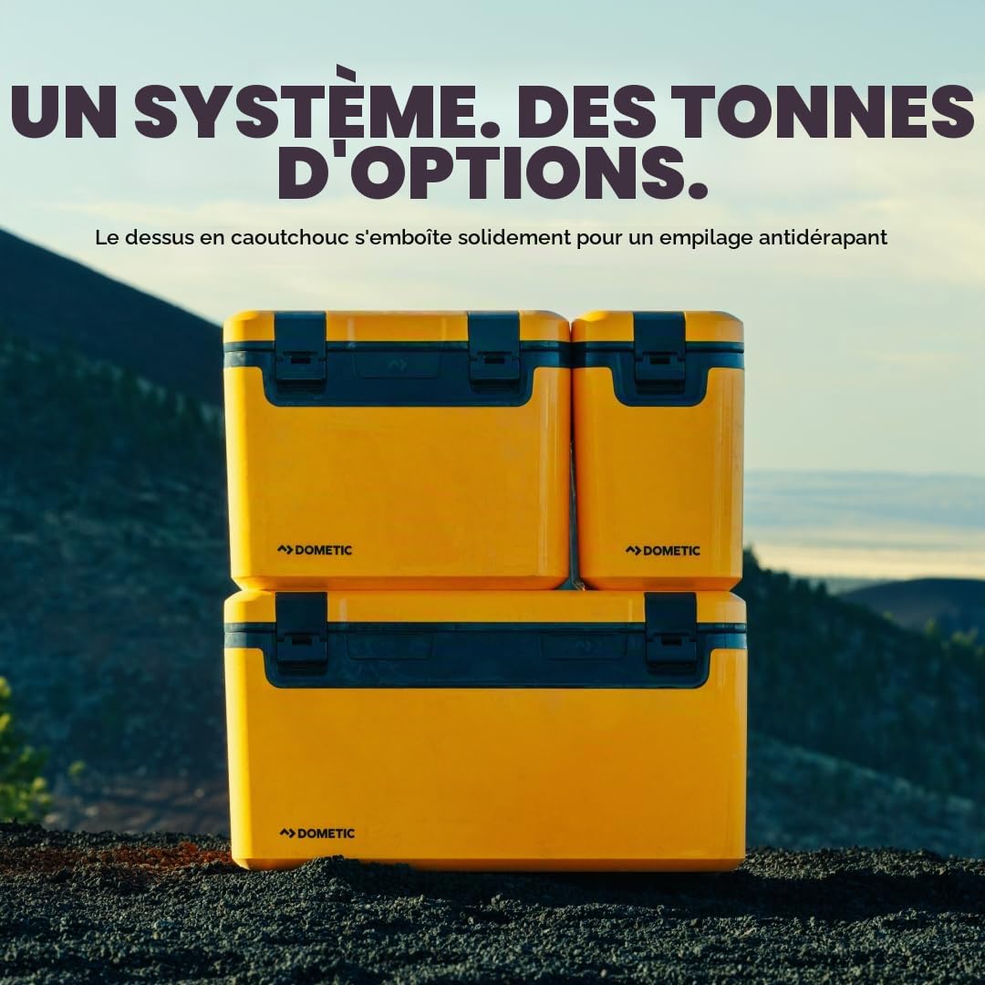 Dometic Recon Hardside - Glacière Rigide Isotherme - Thermobox Portable avec Robinet d'eau pour la Voiture, Excursions ou Le Camping