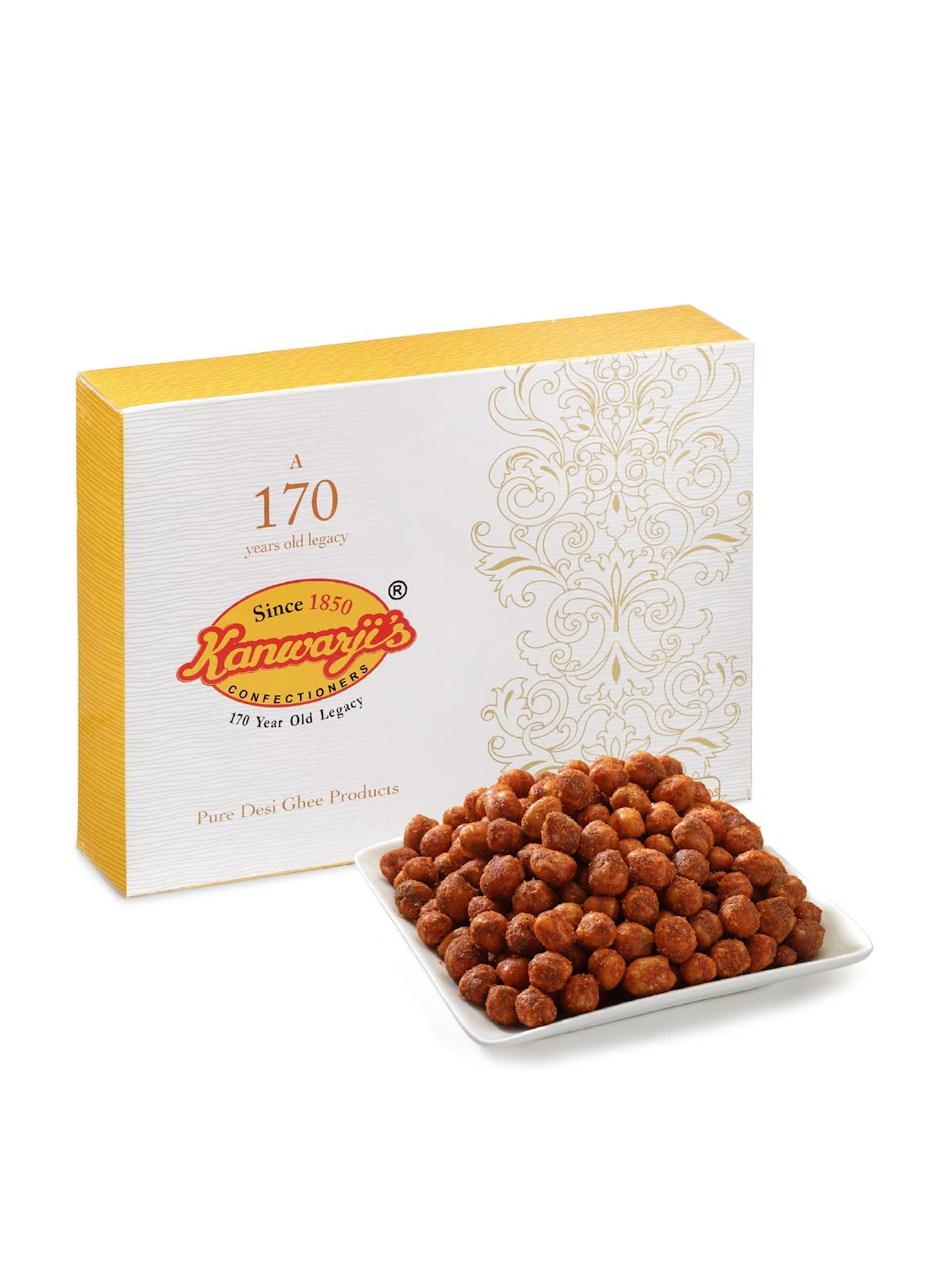 Kanwarjis Confectioners|Evening Tea Time Snacks|Crispy|Namkeen|Ready to eat Snacks|Kabuli Chana (400gm) (B09J41SX6H) Amazon Price History, Amazon Price Tracker
