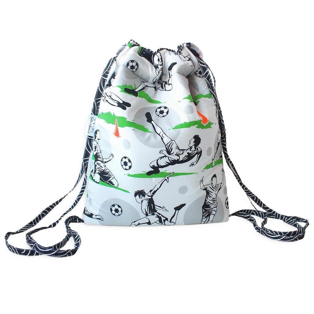 silverlinen Drawstring Bag/Backpack with Waterproof Lining for Kids for Boys and Girls-picture-21