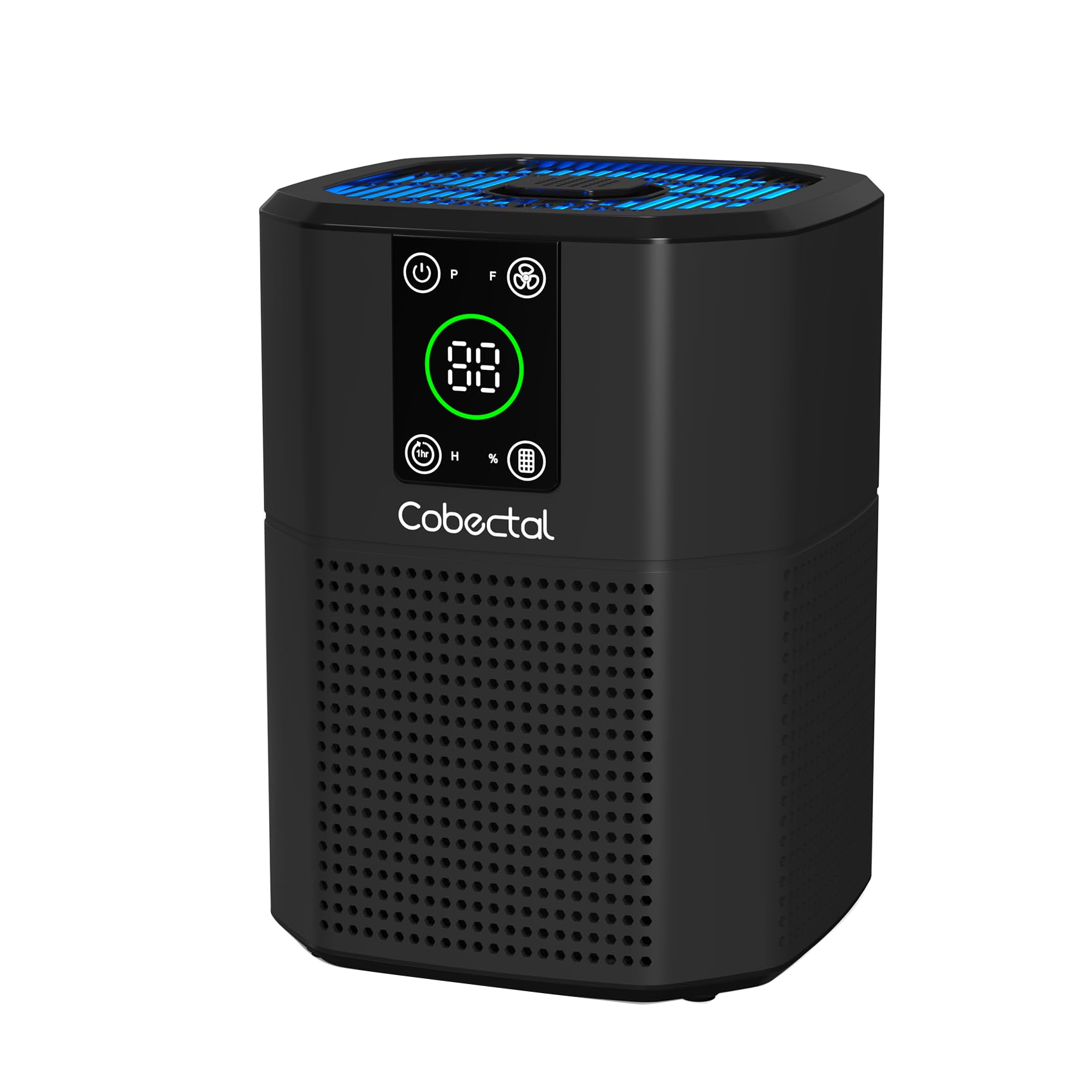 Air Purifier for Home Bedroom Cobectal Room Air Cleaner with H13 True HEPA 3-in-1 Filter Aroma Function Sleep