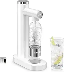 Máquina de Refrigerante, Máquina de Água com Gás com Garrafa Pet Sem Bpa de 1L, Fácil de Usar, Palitos Fofos Faça Você Mesmo O Fabricante de Água com Gás, Compatível com Carbonatador de Troca d