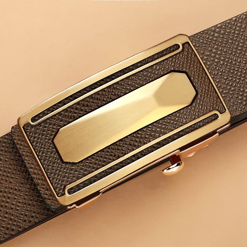 JSEIAJB Toothless Automatic Buckle Cowhide Pants Belt For Middle-aged And Young4