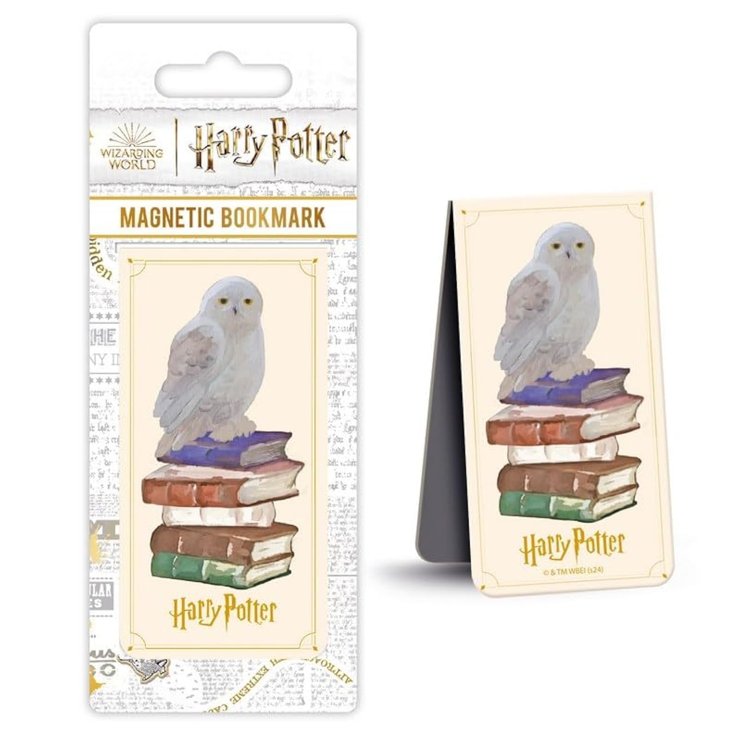 WARNER BROS HARRY POTTER HEDWIG MAGNETIC BOOKMARK - (MAGNETIC BOOKMARK)