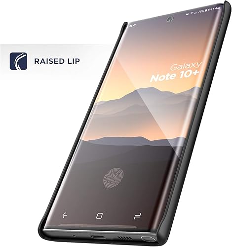 Miniatura 6 de Encased Funda con clip para cinturón compatible con Samsung Galaxy Note 10 Plus (2019 DuraClip) ultra delgada con funda, color negro mate (para