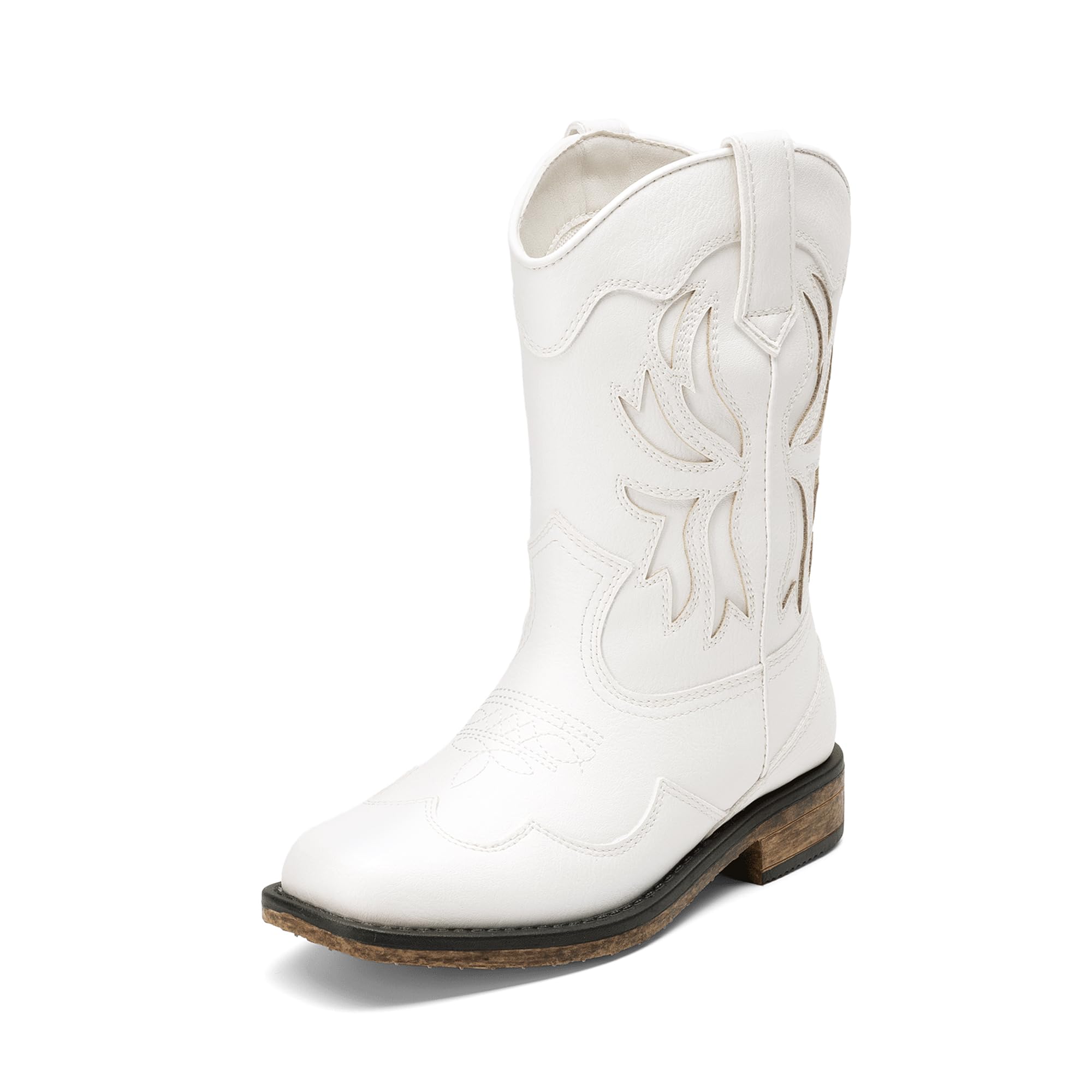 DREAM PAIRS Stivali da cowboy da donna a metà polpaccio stivali da