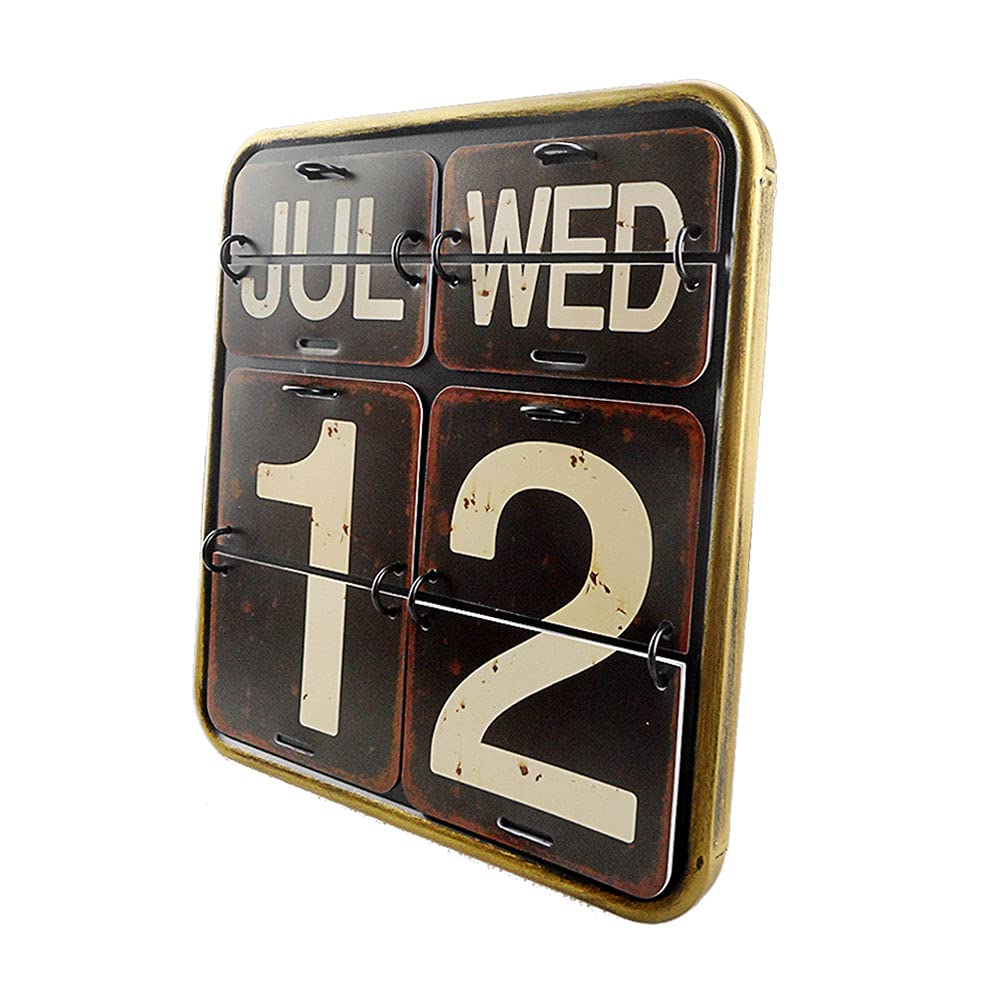 メタルカレンダー[03] 壁掛けカレンダー アンティーク調 メタルカレンダー[03] 壁掛けカレンダー アンティーク調