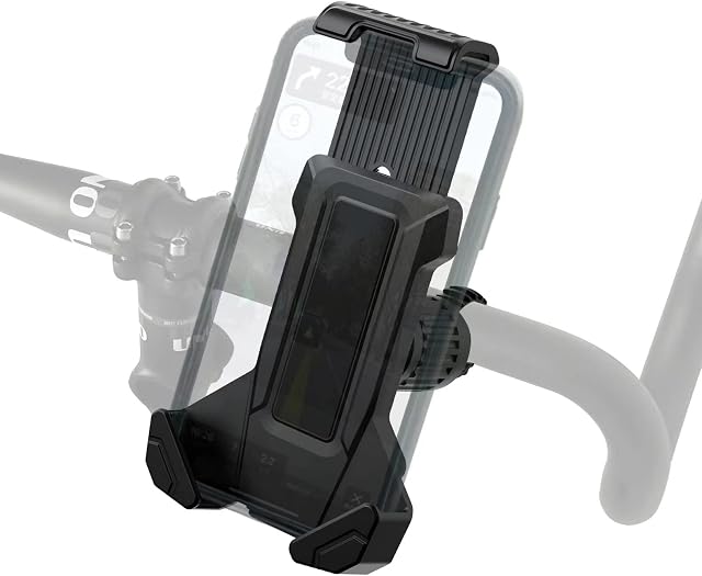 alfoem Bike Phone Mount Universal 360° Rotation Bicycle Motorcycle Cell Phone Holder for 4.5-7.0 inch Smartphone