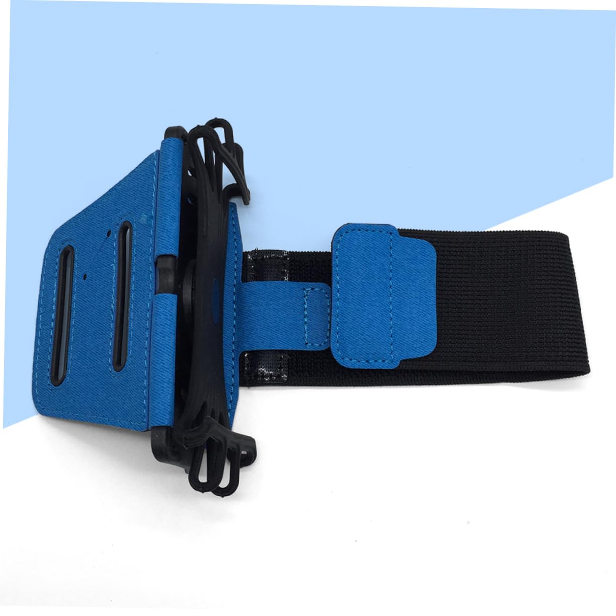 WOONEKY 2pezzi Belt Holder Per Smartphone Rotazione Per Attività Outdoor e Running e Cuffie Colore Blu
