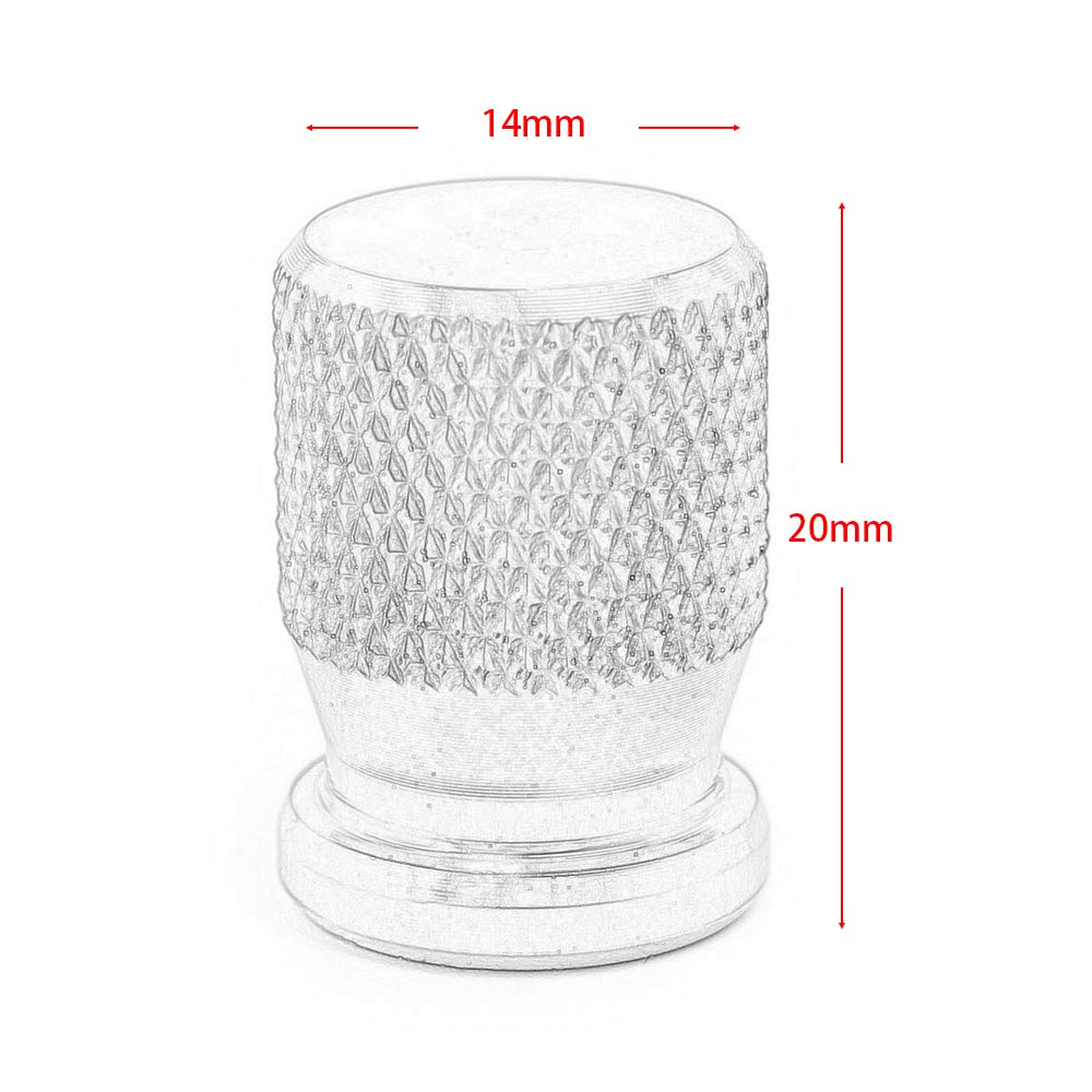 BXMoto Capuchon Bouchon De Valve D'air Cache-poussière Aluminium Motos