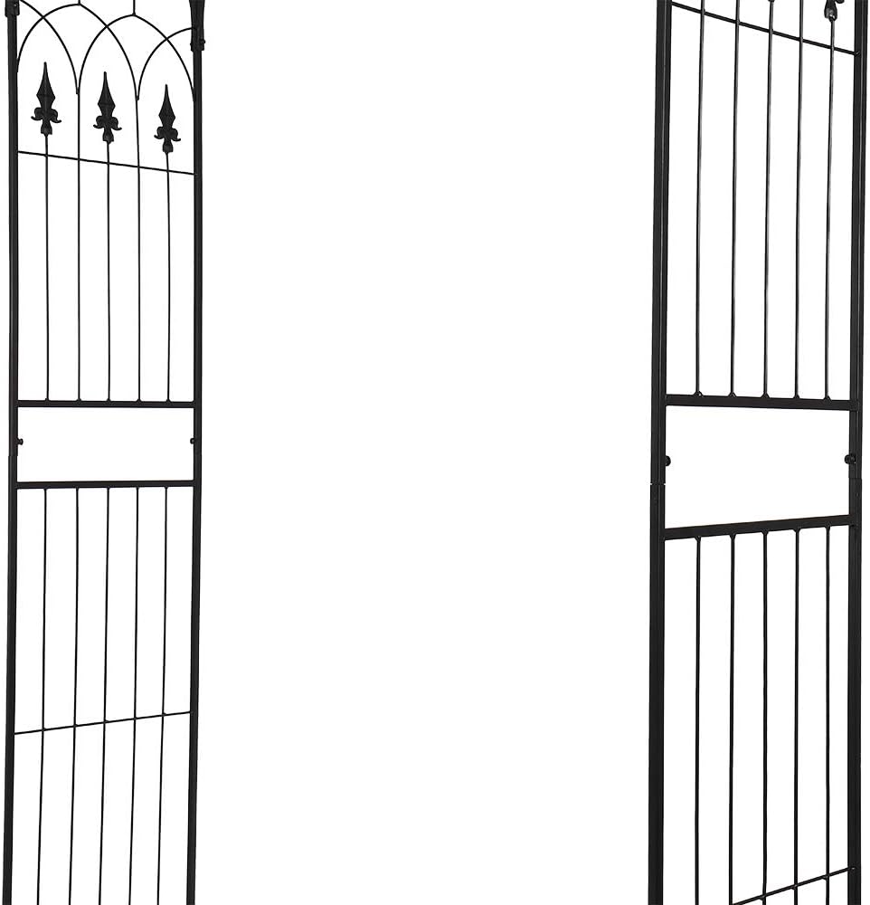 Flat Roof Wrought Iron Arches Plant Climbing Frame