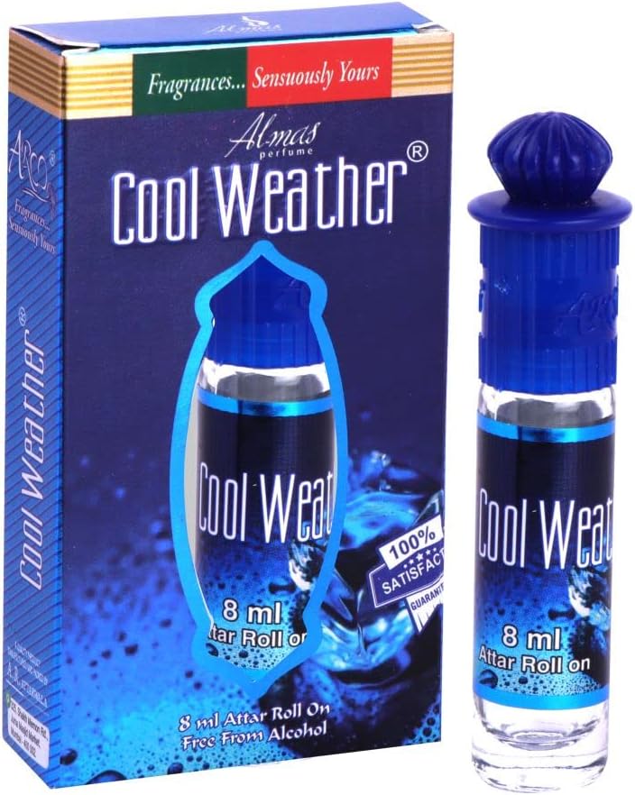 Generic Unisex Adult Almas Cool Weather Fresh Attar Liquid, 6 ML