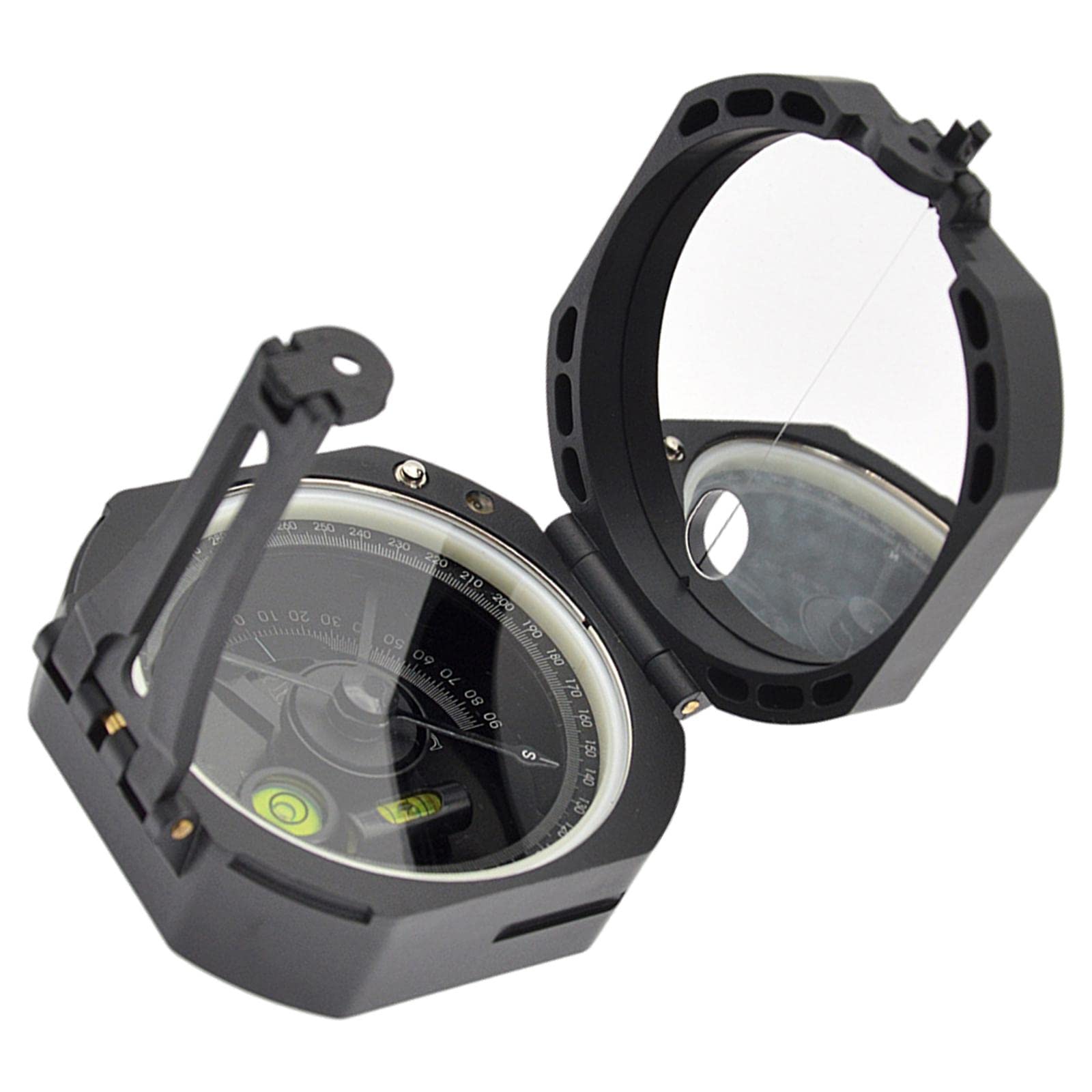 Army Style Camping Compass with Pouch Mirror for Sighting Geology Pocket|1 Piece Compass|Compasses & GPS-picture-22