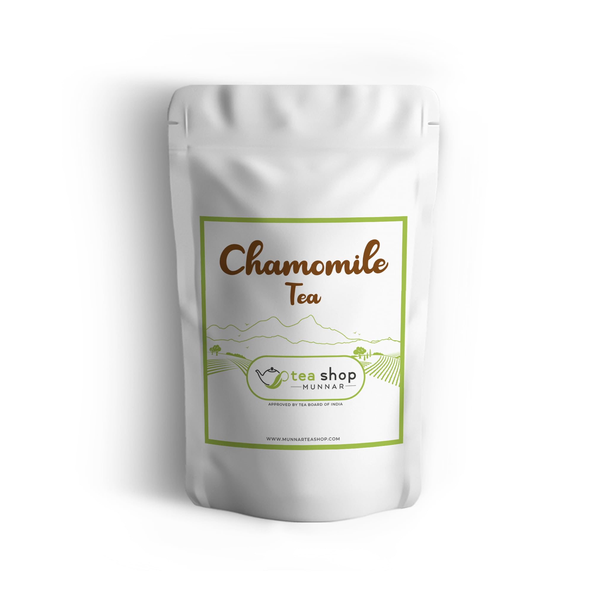 Generic Chamomile Tea - Premium Blend, 100% Natural Flavor - Munnar Tea Shop - 50 Grams, Powder