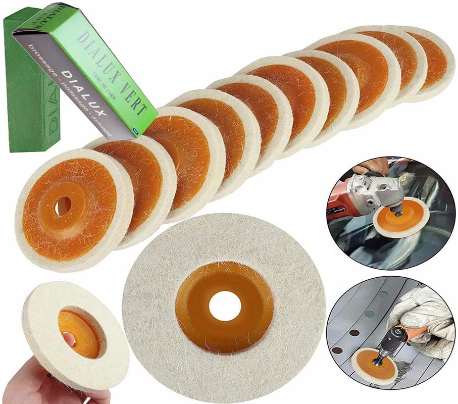 DIY Crafts 1x Set, Hard Felt Disc, Wool Felt Polishing Wheel Disc Kit for Angle Grinder, Comes Buffing for Polish Stainless Steel Metal Marble, Glass Ceramic 1 Pc x Polishin (1x Set, Hard Felt Disc) (B09XKGF7F6) Amazon Price History, Amazon Price Tracker