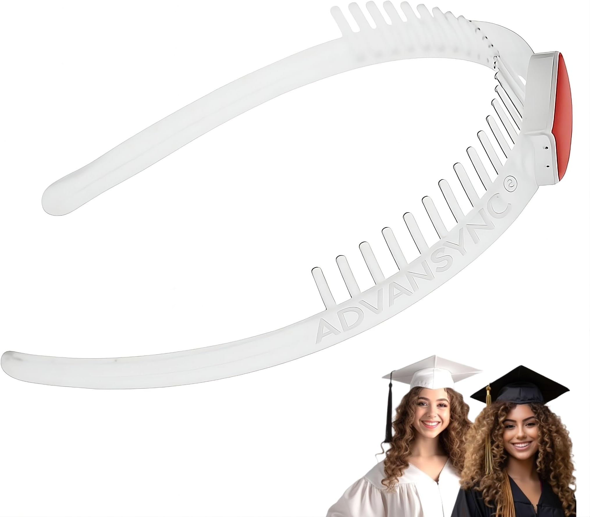 The Original GradCapBand – Secure Your Grad Cap on Natural Hair, Braids, Locs, Twists, Curls and Straight Hair