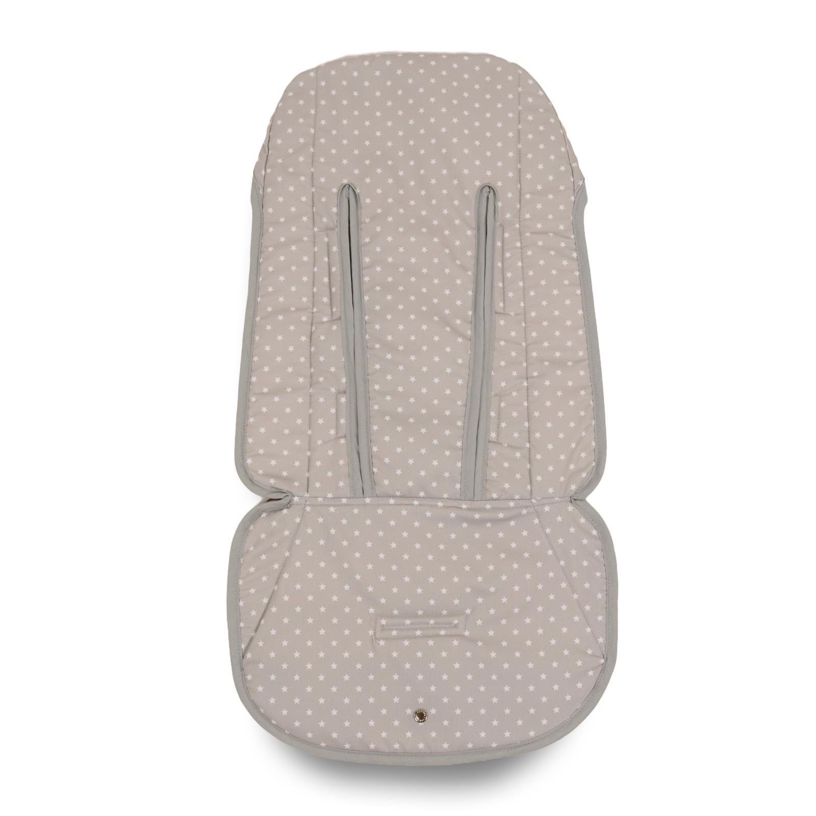 Funda Colchoneta Silla Paseo para Joolz Aer 2 | Acolchado Extra Confortable | 100% Algodón | ESTRELLA BLANCO