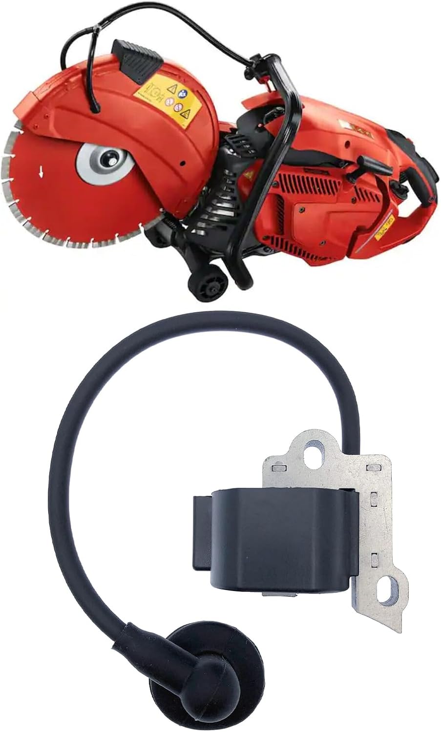 Ignition Coil Compatible with HILTI DSH 700-X,DSH 900-X Gas Cut-Off Saw,Replaces EMAK52040420B,M110037836