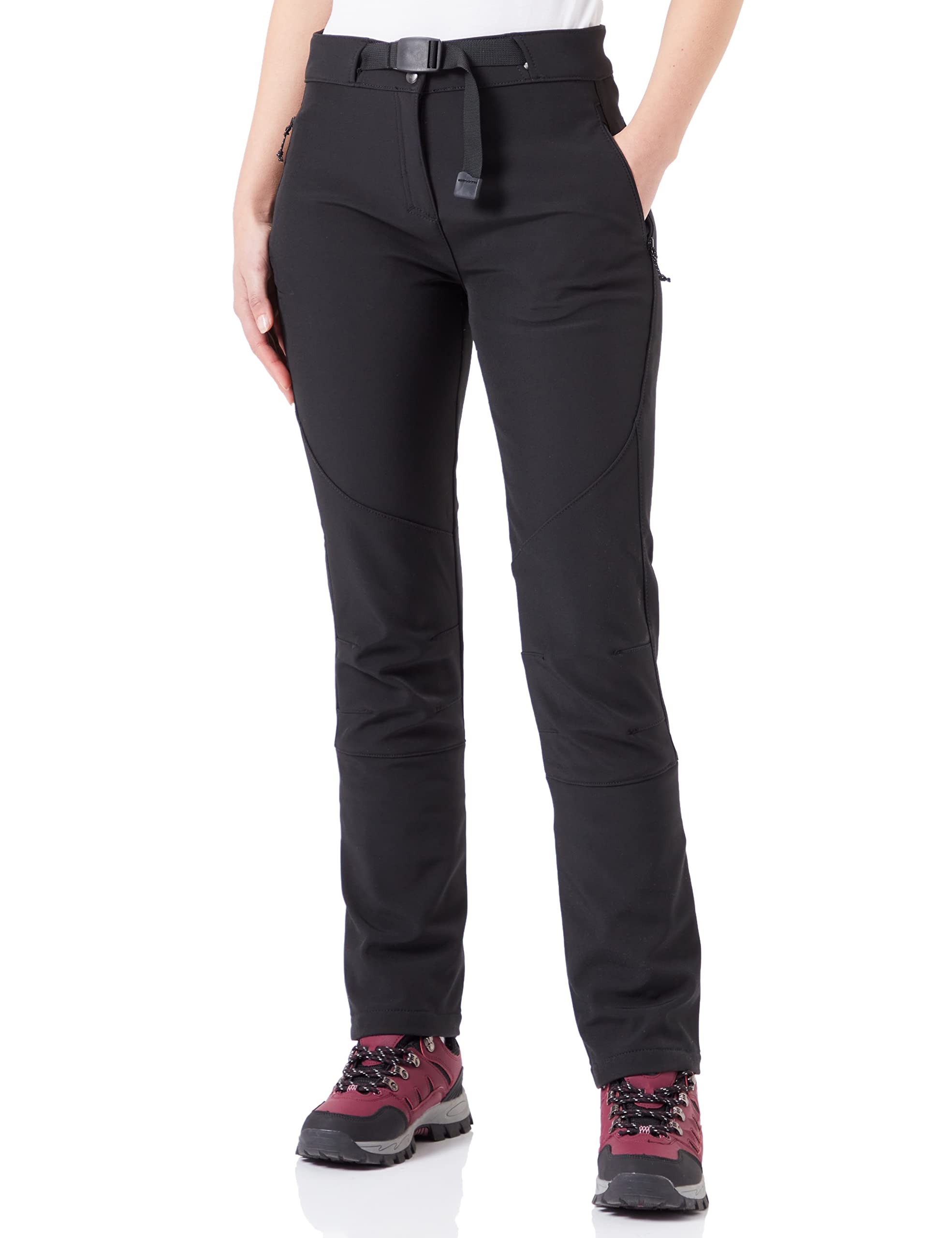 Pantaloni Sportivi Rock Experience Triolet - Unisex, Softshell, Per Trekking Invernali