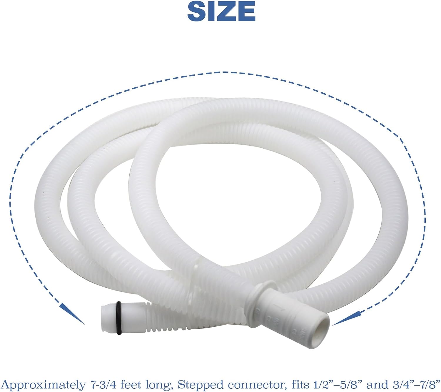 00744881 Dishwasher Drain Hose Replaces 3189138 | Compatible With Bosch Dishwashers Replaces AP5691300 PS8737004