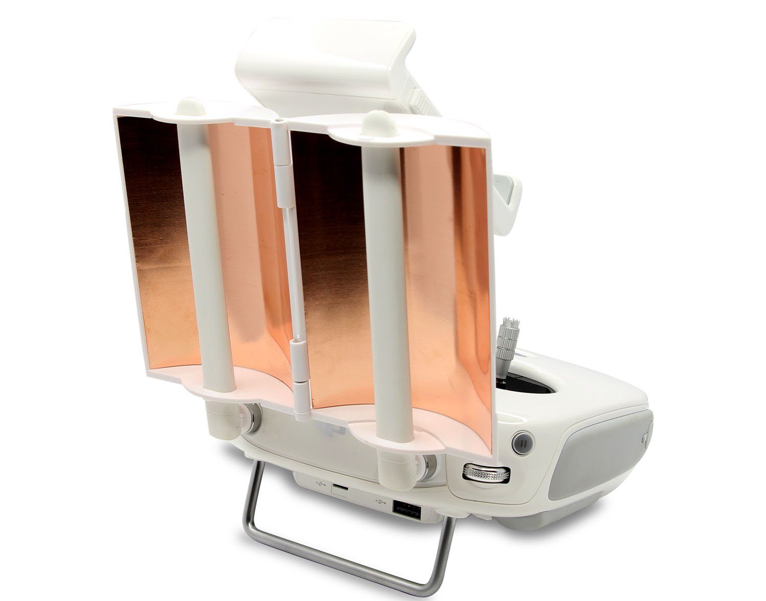 SSE Copper Parabolic Antenna Range Booster for DJI Phantom 4 PRO, Phantom 4, Phantom 3 Professional, Phantom 3 Advanced, Phantom 3 4K, Inspire 1, Inspire 2 Controller Transmitter Signal