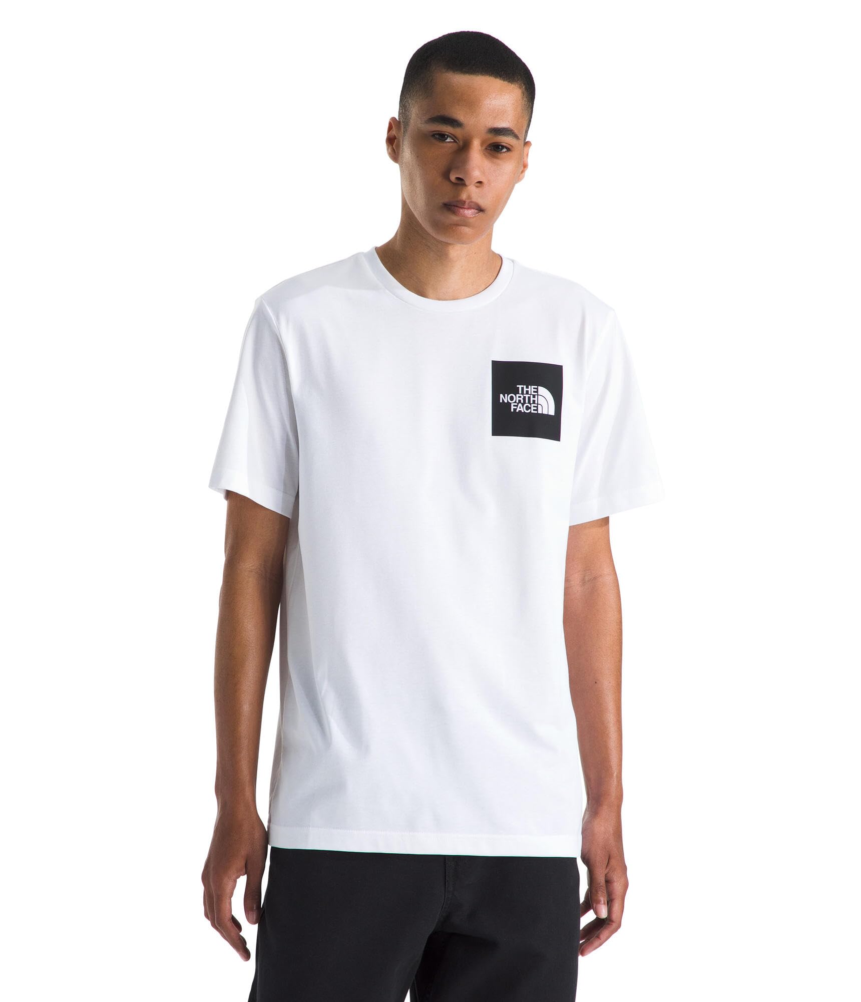 The North Face Men's S/S Fine T-Shirt, TNF White, L