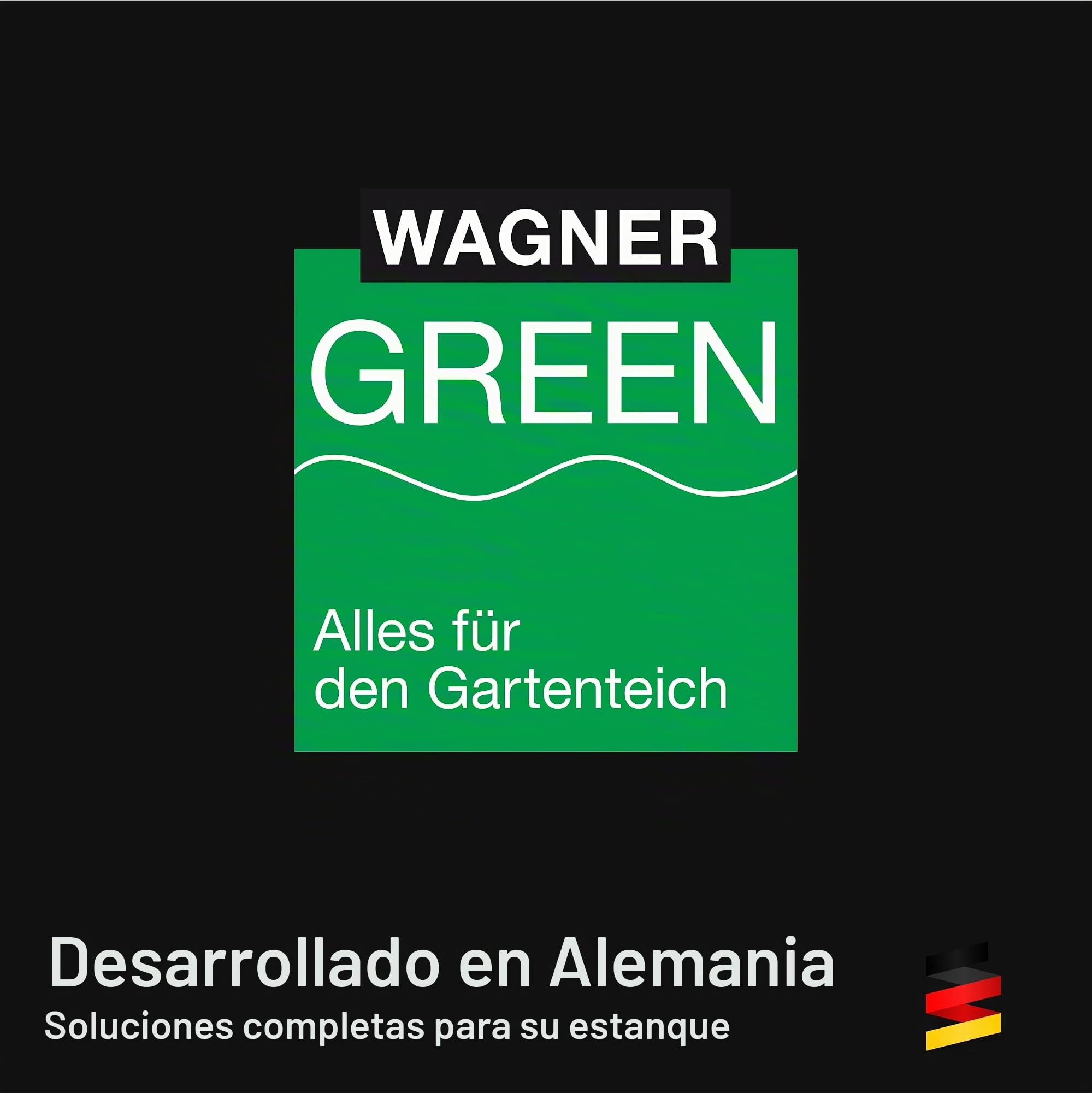 Wagner Green Adhesivo subacuático para piscina, acuario y estanque MS pegamento de polímero, negro, 310 ml, en cartucho DIN, reparación especial, sellador, adhesivo estanque, sellado láminas PVC EPDM
